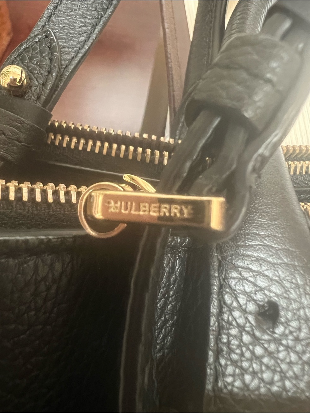 Authentic Mulberry Small Bayswater Double Zip Satchel bag in Black - Picture 15 of 16